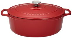 French Home 6 Quart Red Enameled Cast Iron Oval Dutch Oven at Nordstrom Rack