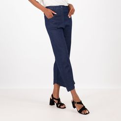 Pantaloni in jeans leggero con fondo sagomato