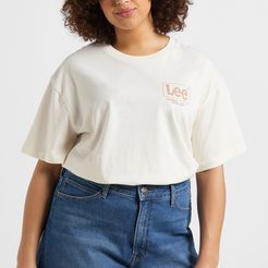 T-shirt in cotone relaxed fit girocollo