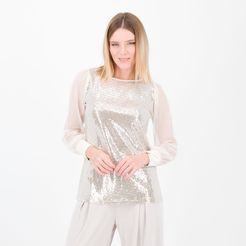 Maglia con paillettes