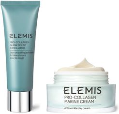 Kit esfoliante Pro-Collagen: Glow Boost + Marine Cream
