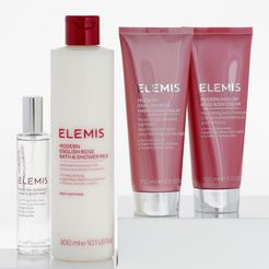 Kit Modern English Rose: latte corpo, balsamo, crema e spray