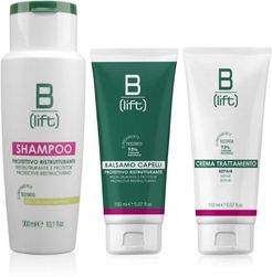 Kit ristrutturante per capelli: shampoo + balsamo + crema