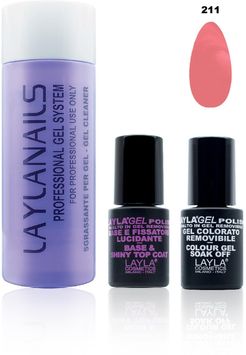 Smalto in gel, base coat e sgrassante unghie