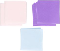 5 shammies per struccarsi: rosa, viola e azzurro
