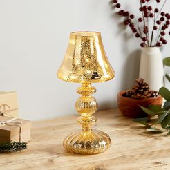 Lampada in vetro decorativa con timer