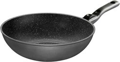 Wok antiaderente 30 cm con manico removibile