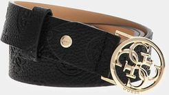 Guess, Donna, Cintura Izzy 4G Logo, Nero, L 