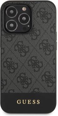 Guess, Donna, Custodia 4G Logo Iphone 13 Pro, Nero multi, T/U 