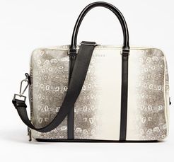 Guess, Uomo, Borsa Evening Stampa Pitone, Bianco, T/U 