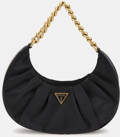 Guess, Donna, Borsa A Spalla Tori Satin, Nero, T/U 