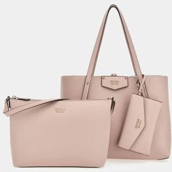 Guess, Donna, Shopper Brenton Pochette, Rosa chiaro, T/U 