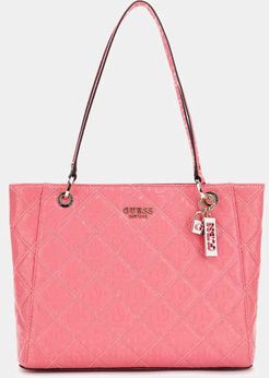 Guess, Donna, Shopper Caddie 4G Logo Vernice, fucsia, T/U 