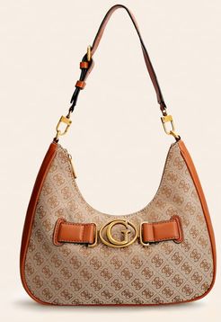 Guess, Donna, Hobo Aviana 4G Logo, Arancione multi, T/U 