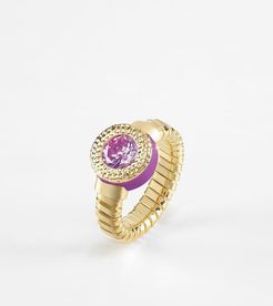 Guess, Donna, Anello "Mad About Gold", Viola, 56 