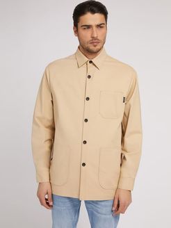 Guess, Uomo, Camicia Relaxed, Beige, Uomo 