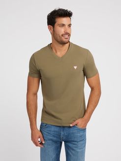 Guess, Uomo, T-Shirt Vestibilità Slim, Verde, Uomo 