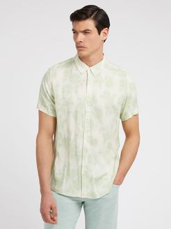 Guess, Uomo, Camicia Con Stampa Floreale, verde multi, XXL 