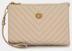 Guess, Donna, Beauty Case Trapuntato, Beige, T/U 