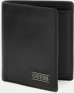 Guess, Uomo, Portafoglio New Boston Pelle, Nero, T/U 