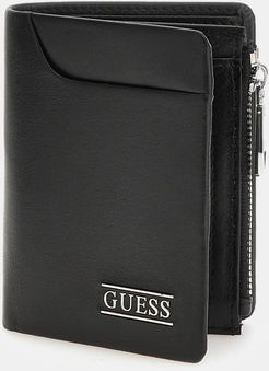 Guess, Uomo, Portafoglio New Boston Vera Pelle, Nero, T/U 