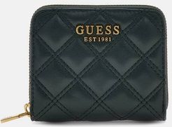 Guess, Donna, Mini Portafoglio Giully Trapuntato, Verde, T/U 