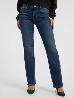 Guess, Donna, Jeans Straight, Blu, 27 