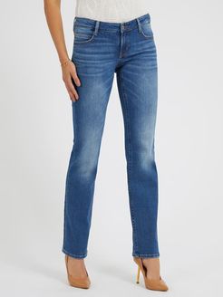 Guess, Donna, Jeans Straight, blu, 27 
