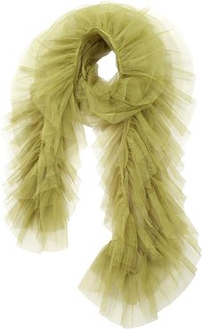 Tulle Scarf Olive Green