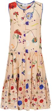 Toulouse Dress Floral Explosion Print