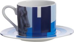 Hermes Blue Cappuccino Cup & Saucer
