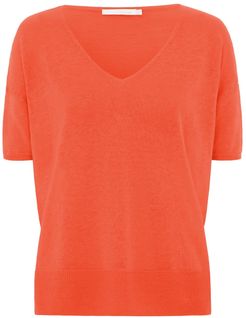 Wen Linen Top Coral