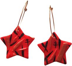 Chinese New Year Of The Ox Stars Earrings