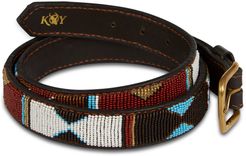 Hand-Beaded Maasai Mwezi Belt Narrow