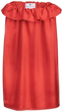 Silk Skirt Red