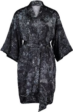 Rosseliini 100% Silk Goethite Kimono