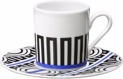 Espresso Cup & Saucer Stripe