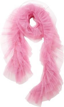 Tulle Scarf Flamingo Pink