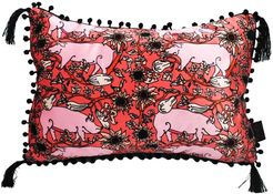 The Country Pig Coral Rectangle Cushion