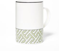 Maze Apple Green & White Mug