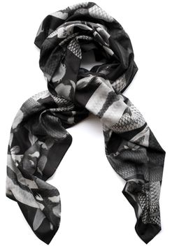 Koi Mono Lightweight Silk Cotton Scarf