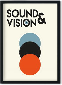 Sound & Vision David Bowie Retro Giclée Art Print