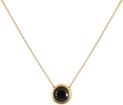 Black Spinnel Brilliant Cut Necklace