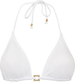 Lilya White Bikini Top