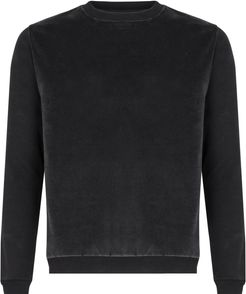 Black Cotton Cashmere Sweater