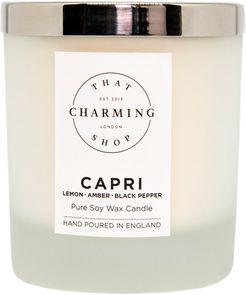 Capri Deluxe Candle Lemon Amber Black Pepper