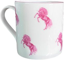 Unicorn Mug with Pink Rim