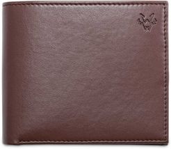 Wallet With Coin Pocket In Chestnut Brown