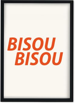 Bisou Bisou Retro giclée Art Print