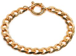 7.1Mm Flat Chain Bracelet Gold